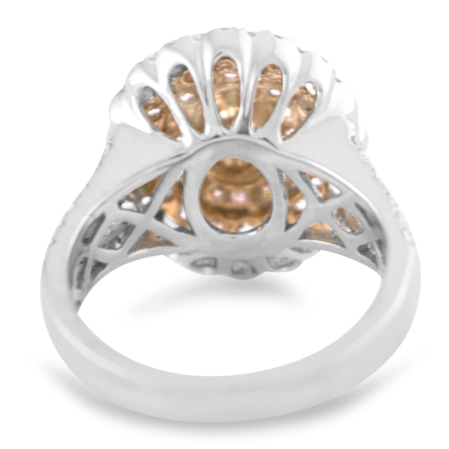 Charlotte Oval Pink Diamond Ring - Rings