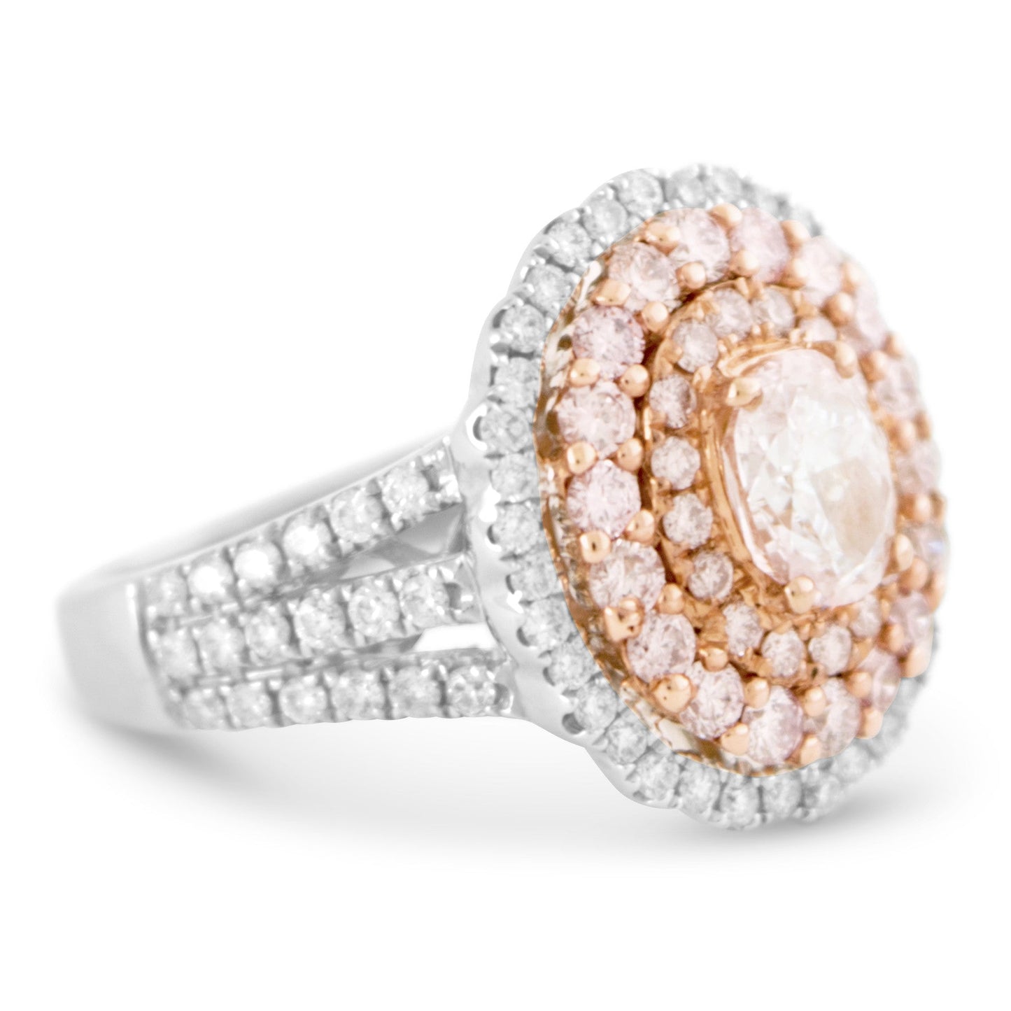 Charlotte Oval Pink Diamond Ring - Rings