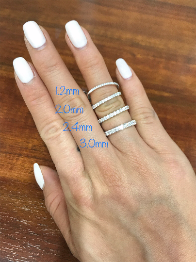 1.5mm Diamond Band