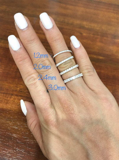 Dainty Diamond Band - Rings